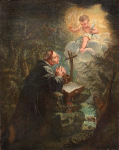São Nicolau de Tolentino em oração, século XVII